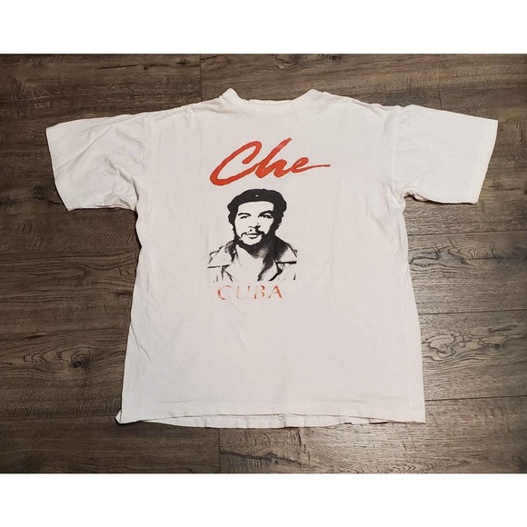 Vintage 90s Single Stitched Che Guevara T Shirt Fits Mens Large L - Picture 1 of 7